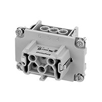 Amphenol Sine Systems Corp - C146 10B006 400 1 - INSERT FEMALE 6POS+1GND SCREW