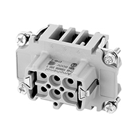 Amphenol Sine Systems Corp - C146 10B006 500 1 - INSERT FEMALE 6POS+1GND CRIMP