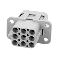 Amphenol Sine Systems Corp - C146 10B008 500 12 - INSERT FEMALE 8POS+1GND CRIMP