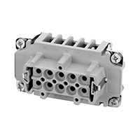 Amphenol Sine Systems Corp - C146 10B010 500 1 - INSERT FEMALE 10POS+1GND CRIMP