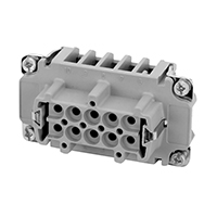 Amphenol Sine Systems Corp - C146 10B010 500 10 - INSERT FEMALE 10POS+1GND CRIMP