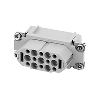 Amphenol Sine Systems Corp - C146 10B015 060 2 - INSERT FEMALE 15POS+1GND CRIMP