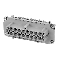 Amphenol Sine Systems Corp - C146 10B016 810 1 - INSERT FEMALE 16POS+1GND SCREW