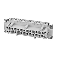 Amphenol Sine Systems Corp - C146 10B024 102 1 - INSERT FEMALE 24POS+1GND SCREW