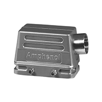 Amphenol Sine Systems Corp - C146 10R010 550 1 - CONN HOOD SIDE ENTRY SZE10 M20