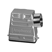 Amphenol Sine Systems Corp - C146 10R015 550 2 - CONN HOOD SIDE ENTRY SZA10 M20