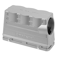 Amphenol Sine Systems Corp - C146 67R024 501 8 F - CONN HOOD SIDE ENTRY SZE24 M40