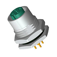 Amphenol LTW - M12A-04PFFP-SF8001 - CONN RCPT FMALE 4POS GOLD SOLDER