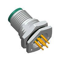 Amphenol LTW - M12A-04PMMP-SF8001 - CONN PLUG MALE 4POS GOLD SOLDER