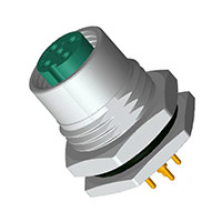 Amphenol LTW - M12A-05PFFP-SF8001 - CONN RCPT FMALE 5POS GOLD SOLDER