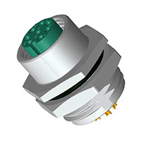 Amphenol LTW - M12A-08PFFS-SH8001 - CONN RCPT FMALE 8POS GOLD SOLDER