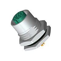 Amphenol LTW - M12A-12PFFS-SF8001 - CONN RCPT FMALE 12POS GOLD SOLDR