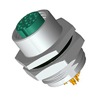 Amphenol LTW - M12A-12PFFS-SH8001 - CONN RCPT FMALE 12POS GOLD SOLDR