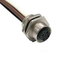 Amphenol LTW - M12S-04PFFS-SH8B15 - CBL CIRC 4POS FMALE TO WIRE LEAD