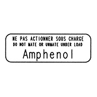 Amphenol Sine Systems Corp - N07 045 0001 L - LABEL FOR CSA APPLICATION