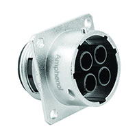 Amphenol Sine Systems Corp - RT00164SNH - CONN RCPT HSNG FMALE 4POS PNL MT