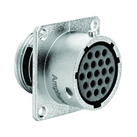 Amphenol Sine Systems Corp - RT0W01419SNH - CONN RCPT HSG FMALE 19POS PNL MT