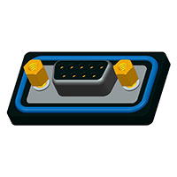 Amphenol LTW - SDB-09PFFP-SL8001 - CONN DSUB RCPT 9POS PNL MNT SLDR