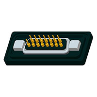 Amphenol LTW - SDB-15PFFP-SL8001 - CONN D-SUB RCPT 15P PNL MNT SLDR