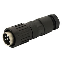 Amphenol Sine Systems Corp - T 3424 552 - CONN PLUG HSNG MALE 6POS INLINE