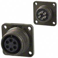 Amphenol Industrial Operations - MS3102E14S-6S - CONN RECEPT 6POS BOX MNT W/SCKT