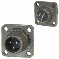 Amphenol Industrial Operations - MS3102R10SL-3P - CONN RECEPT 3POS BOX MNT W/PINS