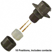 Amphenol Industrial Operations - MS3120E12-10P - CONN RECEPT 10POS W/PINS CRIMP