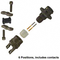 Amphenol Industrial Operations - MS3121F-10-6S - CONN RECEPT 6POS W/SOCKT CRIMP