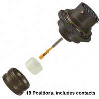 Amphenol Industrial Operations - MS3124E-14-19S - CONN RECEPT 19POS W/SOCKET CRIMP