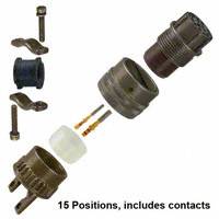 Amphenol Industrial Operations - MS3126F-14-15S - CONN PLUG 15POS W/SOCKET CRIMP