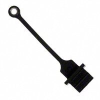 Amphenol Commercial Products - MUSB-2A111-024BP - DUST COVER FOR MUSB TYPE A BLACK