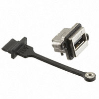 Amphenol Commercial Products - MUSBA111M5 - RUGGED RCPT USB A RA