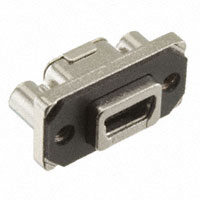 Amphenol Commercial Products - MUSBB151M0 - RUGGED RCPT USB MINI B RA