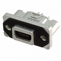 Amphenol Commercial Products - MUSBR-E551-30 - RUGGED USB MINI AB VERTICAL