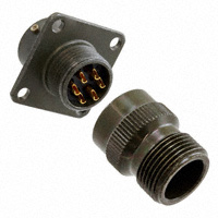 Amphenol Industrial Operations - PT00A-10-6S - CONN RCPT 6 POS WALL MNT W/SCKT