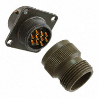 Amphenol Industrial Operations - PT00A-12-10S - CONN RCPT 10 POS WALL MNT W/SCKT