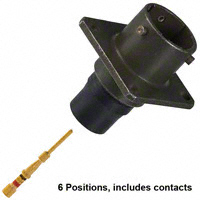 Amphenol Industrial Operations - PT02SE-10-6P(025) - CONN RECEPT 6POS W/PINS CRIMP