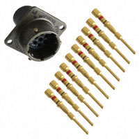 Amphenol Industrial Operations - PT02SE-12-10P(025) - CONN RECEPT 10POS W/PINS CRIMP