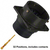 Amphenol Industrial Operations - PT02SE-18-32P(025) - CONN RECEPT 32POS W/PINS CRIMP