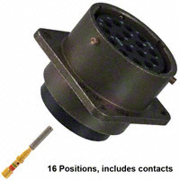 Amphenol Industrial Operations - PT02SE-20-16S(025) - CONN RECEPT 16POS W/SOCKET CRIMP
