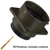 Amphenol Industrial Operations - PT02SE-22-55P(025) - CONN RECEPT 55POS W/PINS CRIMP