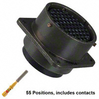 Amphenol Industrial Operations - PT02SE-22-55S(025) - CONN RECEPT 55POS W/SOCKET CRIMP