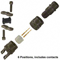 Amphenol Industrial Operations - PT06SE-10-6P(SR) - CONN PLUG 6POS W/PINS CRIMP