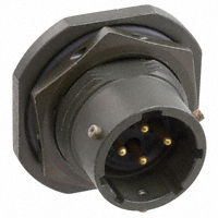 Amphenol Industrial Operations - PT07A-12-4P - CONN RCPT 4 POS JAM NUT W/PINS