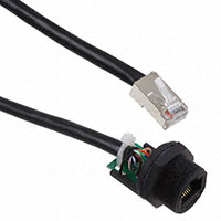 Amphenol LTW - RCP-5SPFFP-SCM7B10 - CABLE MOD 8P8C JACK-PLUG 0.33'