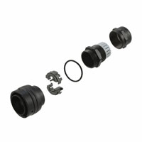 Amphenol PCD - RJF6MB - CONN MOD PLUG HSG RJ45 BLACK