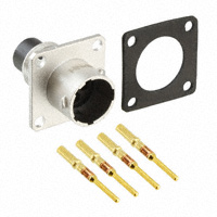 Amphenol Sine Systems Corp - RT00104PNH-K - CONN RCPT 4POS WALL MT PIN KIT