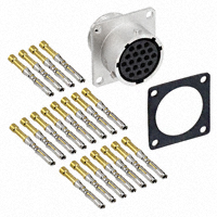 Amphenol Sine Systems Corp - RT0W01419SNH-K - CONN RCPT 19POS WALL MT SKT KIT