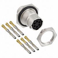 Amphenol Sine Systems Corp - RT0W7106SNH-K - CONN RCPT 6POS JAM NUT SKT KIT