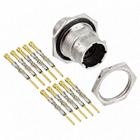 Amphenol Sine Systems Corp - RT0W71210PNH-K - CONN RCPT 10POS JAM NUT PIN KIT